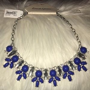 Brand new with tag blue statement necklace